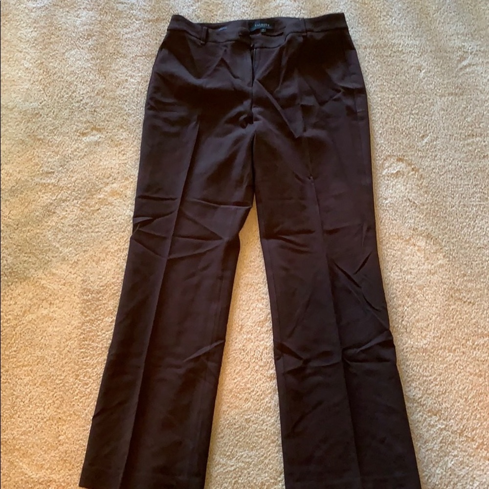 Talbots curvy dress pants size 8 chocolate